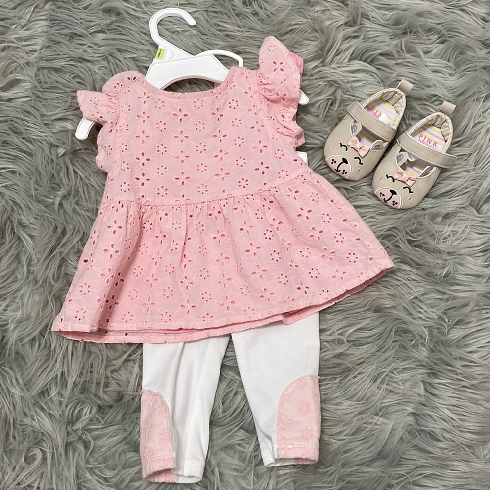Two piece pink outfit
